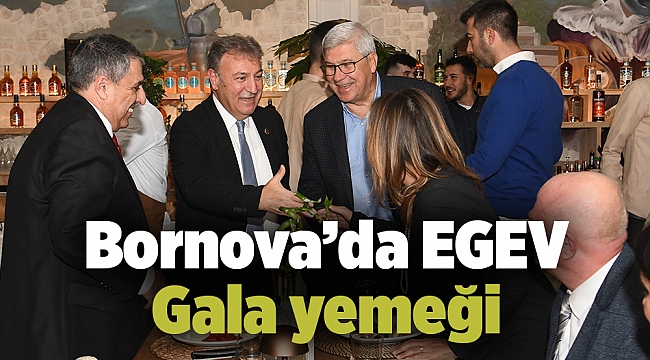 Bornova’da EGEV Gala yemeği