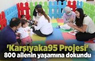 'Karşıyaka95 Projesi' 800 ailenin yaşamına dokundu