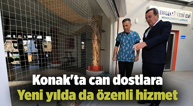 Konak'ta can dostlara Yeni yılda da özenli hizmet