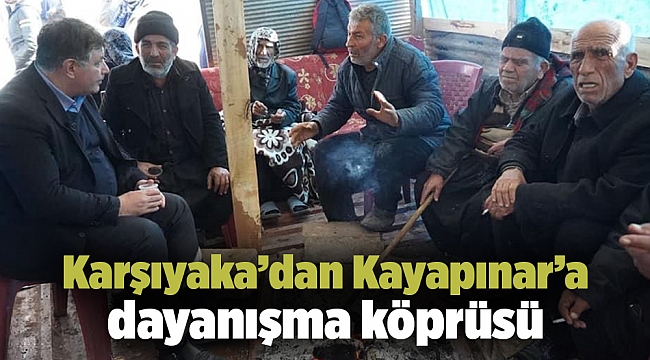 Karşıyaka’dan Kayapınar’a dayanışma köprüsü