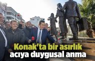 Konak'ta bir asırlık acıya duygusal anma